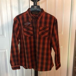 Harley-Davidson Women’s Oak Leaf Plaid Flannel